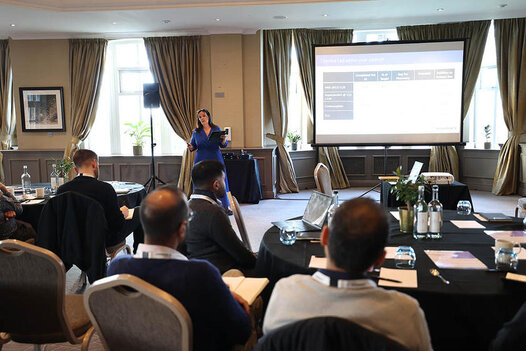 Adele speaking at the RWA Summit 2024