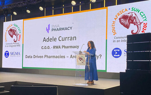 Adele speaking at SIGMA South Africa